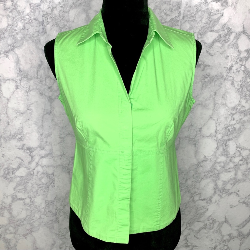 FIORLINI INTERNATIONAL Apple Green Blouse